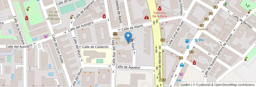 Mapa de ubicacion de El Porche en Spagna, Comunidad De Madrid, Comunidad De Madrid, Área Metropolitana De Madrid Y Corredor Del Henares, Madrid.