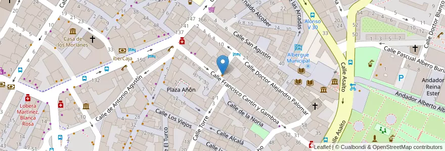 Mapa de ubicacion de El Pozal en إسبانيا, أرغون, سرقسطة, Zaragoza, سرقسطة.