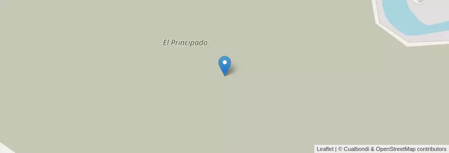 Mapa de ubicacion de El Principado en Argentine, Province De Buenos Aires, Partido De San Vicente.