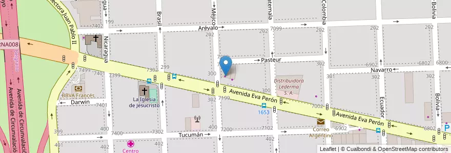 Mapa de ubicacion de El Príncipe en Argentina, Santa Fe, Departamento Rosario, Municipio De Rosario, Rosario.