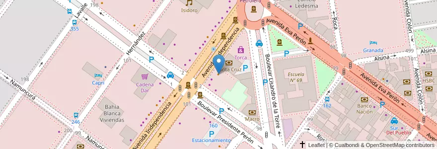Mapa de ubicacion de El Puerto en 阿根廷, 圣克鲁斯省, 智利, Mercado De La Ciudad, Deseado, Caleta Olivia.