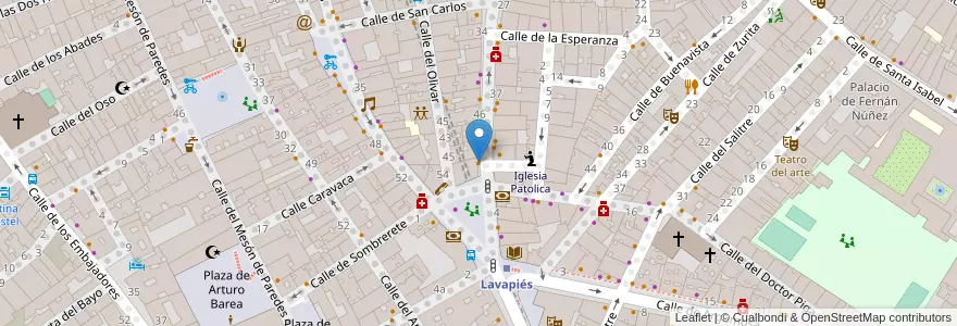 Mapa de ubicacion de El Quijote en Испания, Мадрид, Мадрид, Área Metropolitana De Madrid Y Corredor Del Henares, Мадрид.