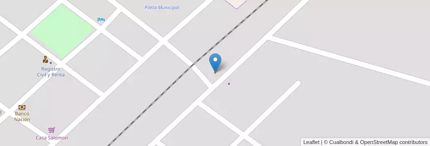 Mapa de ubicacion de El Quincho Resto Bar en Аргентина, Ла-Риоха, Departamento General Ocampo, Milagro.