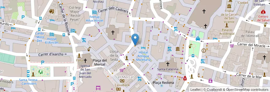 Mapa de ubicacion de El Rall en 스페인, Comunitat Valenciana, València / Valencia, Comarca De València, València.