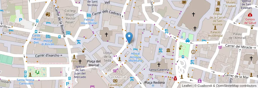 Mapa de ubicacion de El Rall en スペイン, バレンシア州, València / Valencia, Comarca De València, València.