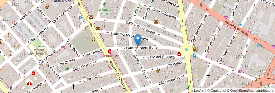 Mapa de ubicacion de El Rastro Bar en 西班牙, Castilla Y León, Salamanca, Campo De Salamanca, Salamanca.