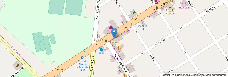 Mapa de ubicacion de El Raviolito en Argentinië, Buenos Aires, Don Torcuato.