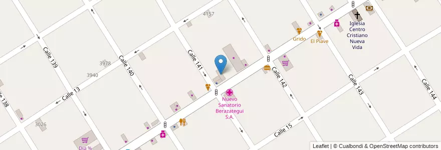 Mapa de ubicacion de El Recibidor en Arjantin, Buenos Aires, Partido De Berazategui, Berazategui.