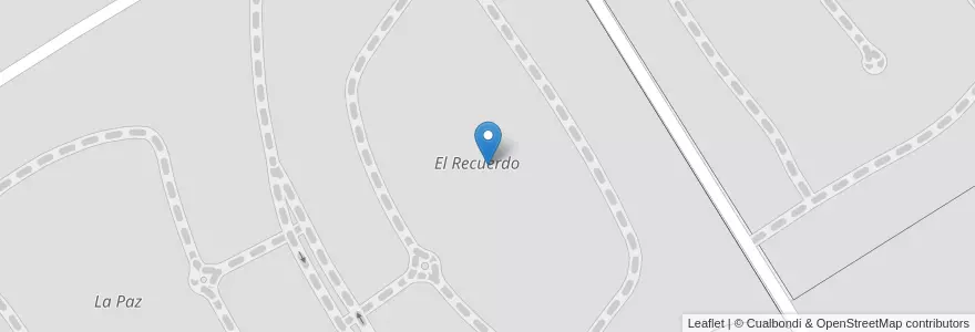 Mapa de ubicacion de El Recuerdo en アルゼンチン, ブエノスアイレス州, Partido Del Pilar, Pilar Sur.