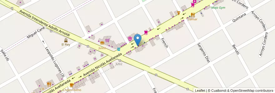 Mapa de ubicacion de El Reencuentro en Arjantin, Buenos Aires, Partido De San Fernando, Victoria.