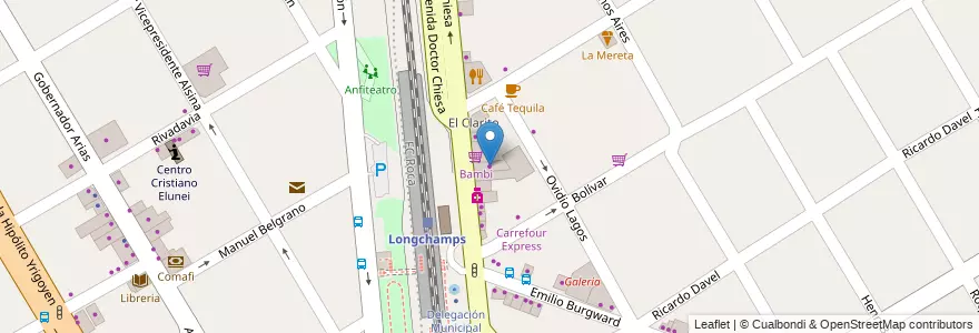 Mapa de ubicacion de El Regreso en Argentina, Buenos Aires, Partido De Almirante Brown, Longchamps.