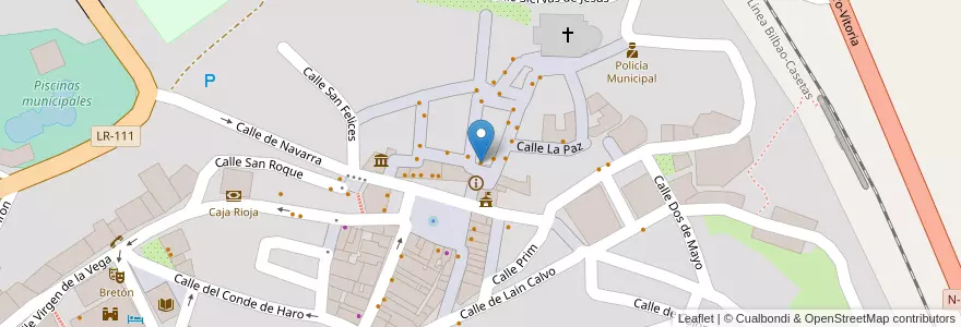 Mapa de ubicacion de El remolino en Spain, Rioja, Rioja, Haro.