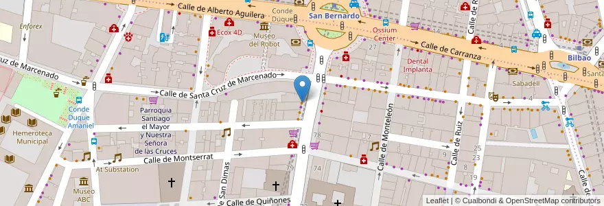 Mapa de ubicacion de El Retoñar en Spain, Community Of Madrid, Community Of Madrid, Área Metropolitana De Madrid Y Corredor Del Henares, Madrid.