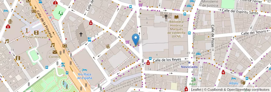 Mapa de ubicacion de El Rey del Pollo en Испания, Мадрид, Мадрид, Área Metropolitana De Madrid Y Corredor Del Henares, Мадрид.