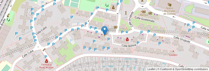 Mapa de ubicacion de El Rincón en Spanien, Autonome Gemeinschaft Madrid, Autonome Gemeinschaft Madrid, Área Metropolitana De Madrid Y Corredor Del Henares, Coslada.