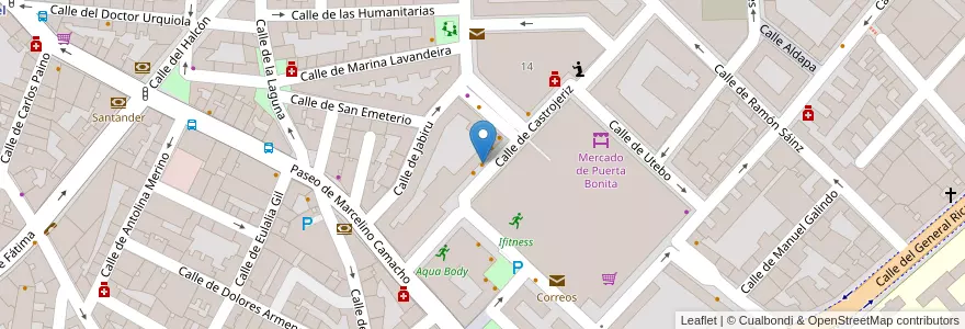 Mapa de ubicacion de El Rincón en スペイン, マドリード州, Comunidad De Madrid, Área Metropolitana De Madrid Y Corredor Del Henares, Madrid.