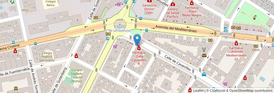 Mapa de ubicacion de El Rincón de Extremadura en إسبانيا, منطقة مدريد, منطقة مدريد, Área Metropolitana De Madrid Y Corredor Del Henares, مدريد.
