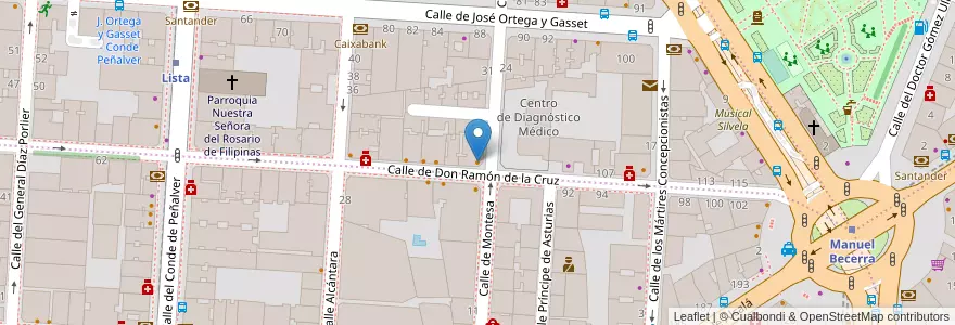 Mapa de ubicacion de El Rincón de Jaén en Испания, Мадрид, Мадрид, Área Metropolitana De Madrid Y Corredor Del Henares, Мадрид.