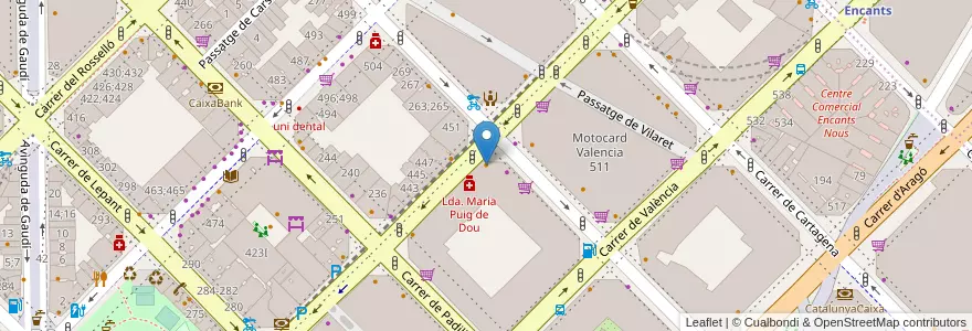 Mapa de ubicacion de El Rincón de la Abuela Venezolana en Spanien, Katalonien, Barcelona, Barcelonès, Barcelona.