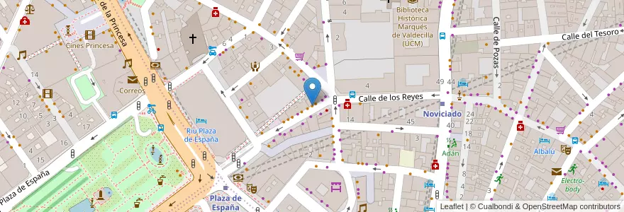 Mapa de ubicacion de El Rincón de La Habana en 西班牙, Comunidad De Madrid, Comunidad De Madrid, Área Metropolitana De Madrid Y Corredor Del Henares, Madrid.