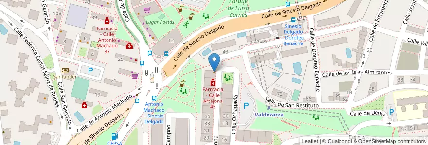 Mapa de ubicacion de El Rincón de Maná en スペイン, マドリード州, Comunidad De Madrid, Área Metropolitana De Madrid Y Corredor Del Henares, Madrid.