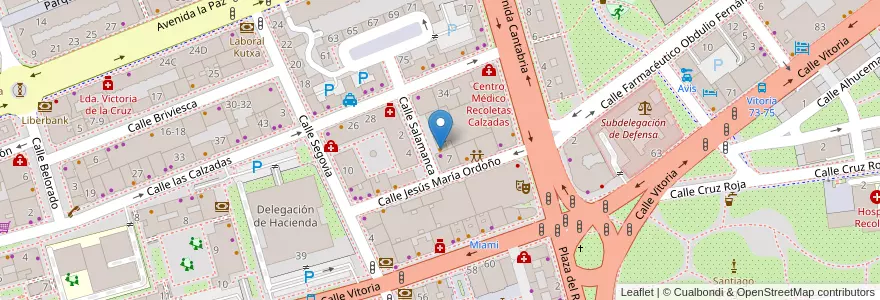 Mapa de ubicacion de El rincón del cóctel en スペイン, カスティーリャ・イ・レオン州, Burgos, Alfoz De Burgos, Burgos.