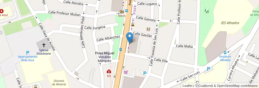 Mapa de ubicacion de El rincón del duende en スペイン, アンダルシア州, アルメリア, アルメリア.