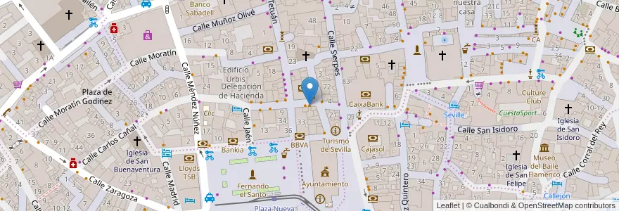 Mapa de ubicacion de El Rincón del Kevin en Espanha, Andaluzia, Sevilla, Sevilla.
