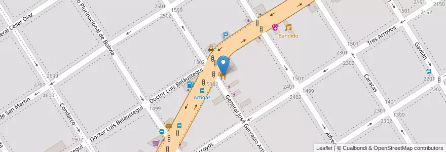 Mapa de ubicacion de El Rinconcito del Sabor, Villa General Mitre en الأرجنتين, Ciudad Autónoma De Buenos Aires, Buenos Aires, Comuna 11.