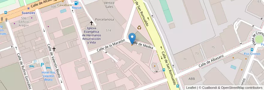 Mapa de ubicacion de El Rodizio en Spagna, Comunidad De Madrid, Comunidad De Madrid, Área Metropolitana De Madrid Y Corredor Del Henares, Madrid.