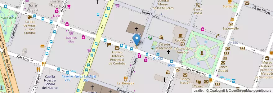 Mapa de ubicacion de El Ruedo en Argentinië, Córdoba, Departamento Capital, Pedanía Capital, Córdoba, Municipio De Córdoba.