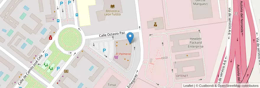 Mapa de ubicacion de El Secreto en إسبانيا, منطقة مدريد, منطقة مدريد, Área Metropolitana De Madrid Y Corredor Del Henares, Las Rozas De Madrid.