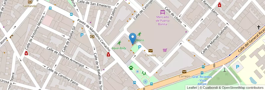 Mapa de ubicacion de El Secreto de Dora en Spanien, Autonome Gemeinschaft Madrid, Autonome Gemeinschaft Madrid, Área Metropolitana De Madrid Y Corredor Del Henares, Madrid.
