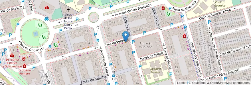 Mapa de ubicacion de El Segoviano en Sepanyol, Comunidad De Madrid, Comunidad De Madrid, Área Metropolitana De Madrid Y Corredor Del Henares, San Fernando De Henares.
