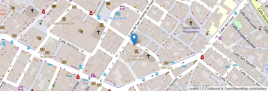 Mapa de ubicacion de El Seminario en إسبانيا, أرغون, سرقسطة, Zaragoza, سرقسطة.
