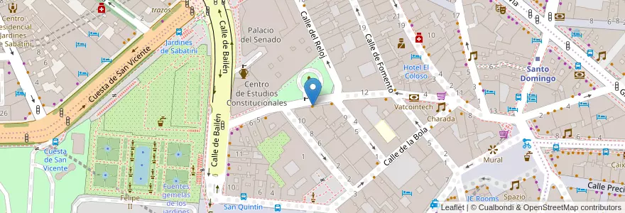 Mapa de ubicacion de El Senador en Spanje, Comunidad De Madrid, Comunidad De Madrid, Área Metropolitana De Madrid Y Corredor Del Henares, Madrid.