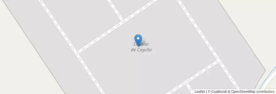 Mapa de ubicacion de El Solar de Capilla en 아르헨티나, 부에노스아이레스주, Partido De Exaltación De La Cruz.