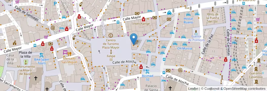Mapa de ubicacion de El Soportal en スペイン, マドリード州, Comunidad De Madrid, Área Metropolitana De Madrid Y Corredor Del Henares, Madrid.