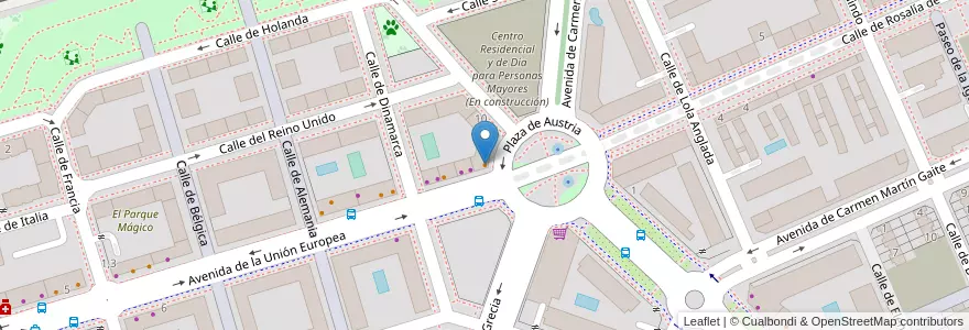 Mapa de ubicacion de El Soto en إسبانيا, منطقة مدريد, منطقة مدريد, Área Metropolitana De Madrid Y Corredor Del Henares, Torrejón De Ardoz.