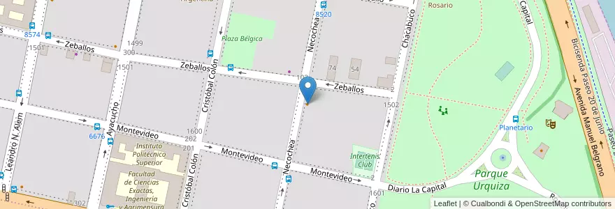 Mapa de ubicacion de El Special en Argentine, Santa Fe, Departamento Rosario, Municipio De Rosario, Rosario.