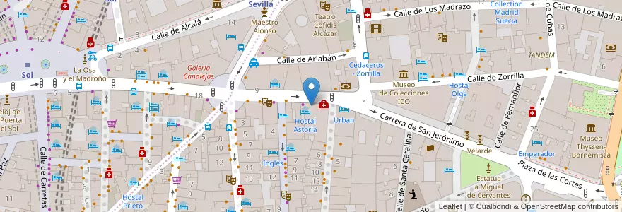 Mapa de ubicacion de El Subastero de Málaga en Испания, Мадрид, Мадрид, Área Metropolitana De Madrid Y Corredor Del Henares, Мадрид.