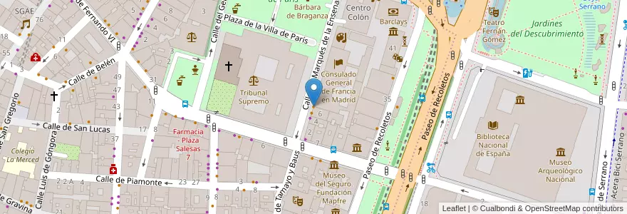 Mapa de ubicacion de El Supremo en Sepanyol, Comunidad De Madrid, Comunidad De Madrid, Área Metropolitana De Madrid Y Corredor Del Henares, Madrid.