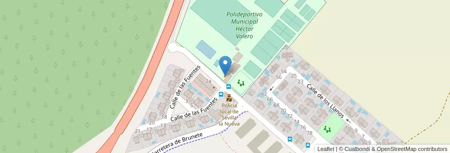 Mapa de ubicacion de El Ternasco en Sepanyol, Comunidad De Madrid, Comunidad De Madrid, Comarca Sur, Sevilla La Nueva.