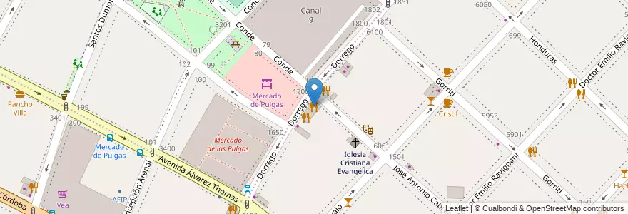 Mapa de ubicacion de El Timón, Palermo en Argentine, Ciudad Autónoma De Buenos Aires, Buenos Aires.