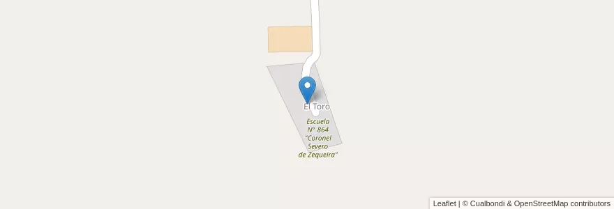 Mapa de ubicacion de El Toro en Argentinië, Salta, Rosario De Lerma, Municipio De Campo Quijano.