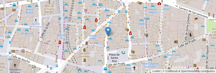 Mapa de ubicacion de El Trébol en إسبانيا, منطقة مدريد, منطقة مدريد, Área Metropolitana De Madrid Y Corredor Del Henares, مدريد.