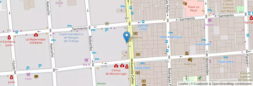 Mapa de ubicacion de El tropezón, Balvanera en Argentina, Ciudad Autónoma De Buenos Aires, Buenos Aires.