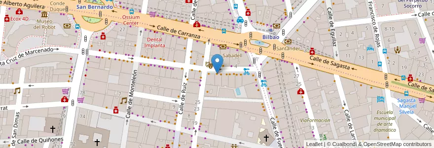 Mapa de ubicacion de El Txoko en Spagna, Comunidad De Madrid, Comunidad De Madrid, Área Metropolitana De Madrid Y Corredor Del Henares, Madrid.