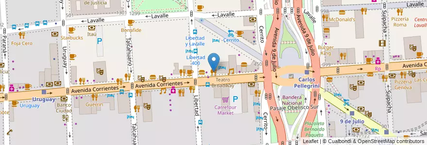 Mapa de ubicacion de El Vesuvio, San Nicolas en Argentinië, Ciudad Autónoma De Buenos Aires, Comuna 1, Buenos Aires.