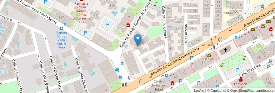Mapa de ubicacion de El Viejo Almacén de Buenos Aires en 스페인, Comunidad De Madrid, Comunidad De Madrid, Área Metropolitana De Madrid Y Corredor Del Henares, 마드리드.
